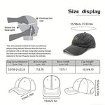 2pcs Gigi Hat For Men Women, Adjustable Embroidered Wash Cotton Baseball Cap