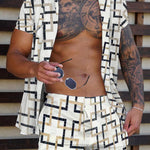 3D Digital Printing Shirt Outfit Men's Suit