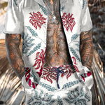 3D Digital Printing Shirt Outfit Men's Suit