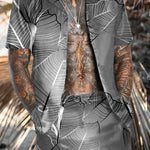 3D Digital Printing Shirt Outfit Men's Suit