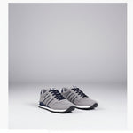 Light Gray Blue men's leather casual sneakers