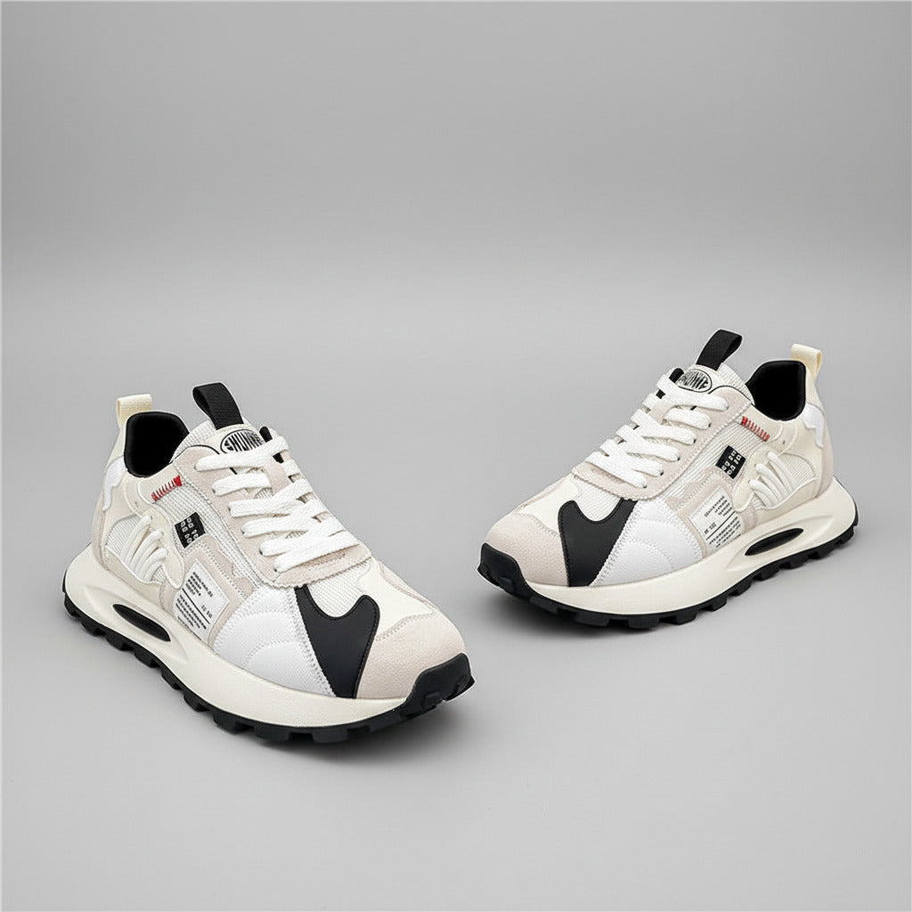 Men's casual outdoor shoes with synthetic leather upper