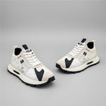 Men's casual outdoor shoes with synthetic leather upper