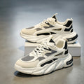 Men's PU mesh casual sports shoes