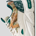 Milan Green men's casual sneakers
